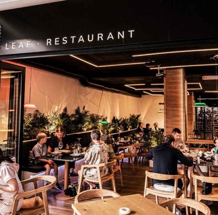 restaurante leaf comida mediterranea
